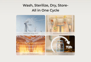Wash, Sterilize & Dry